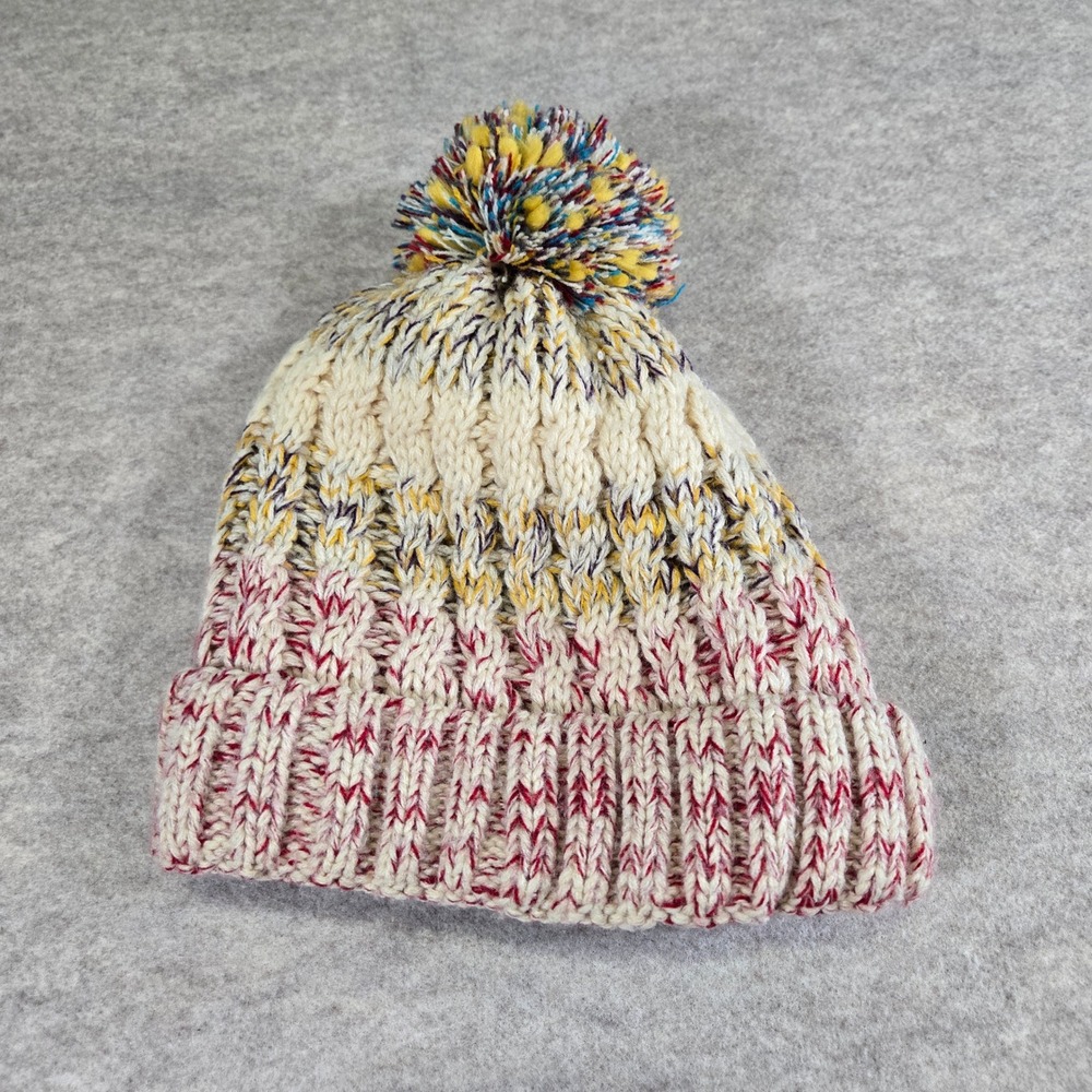 Arcadian Outfitters Montana 406 Big Sky Country Beanie Faux Fur Lined Pom Hat